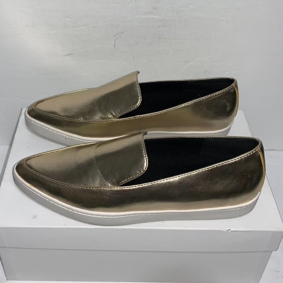 Aldo Trezzo Pointy Toe Sneaker Gold Patent - Picture 3 of 6